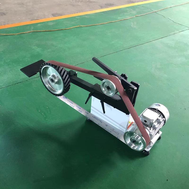 山东电动台式砂带机大功率异型打磨抛光机五金产品工件多功能砂光