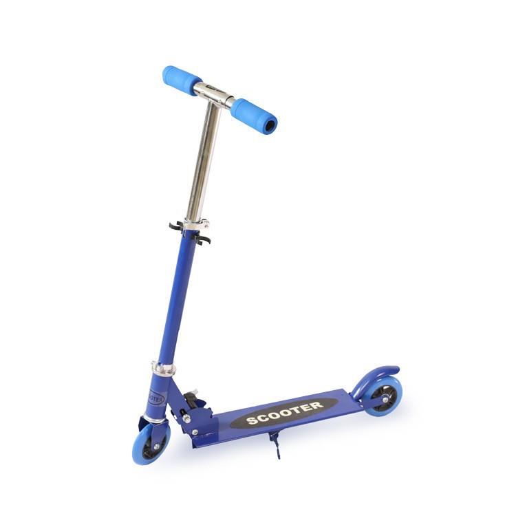 儿童滑板车全铁包边二轮滑板车可折叠儿童脚踏车溜溜车