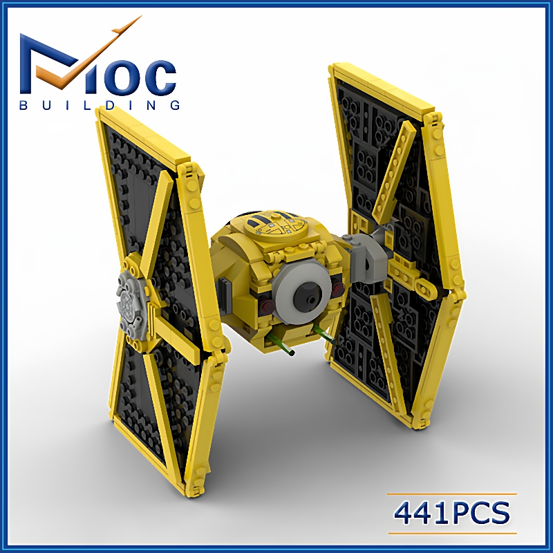 TIE星际战斗机创意MOC积木太空大战飞机积木模型玩具儿童