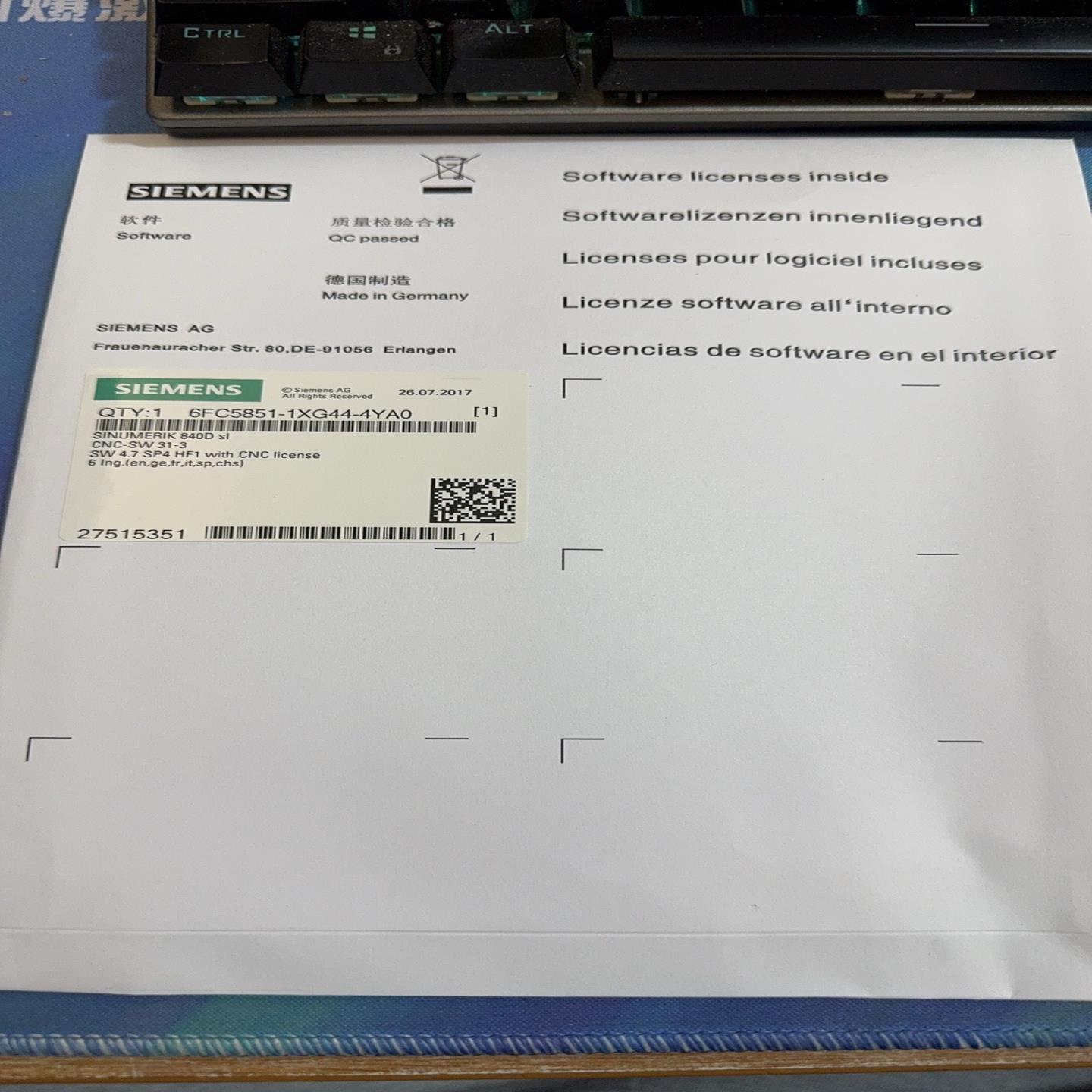 6FC5851-1YG41-5YA0840D内存卡【博航商行】