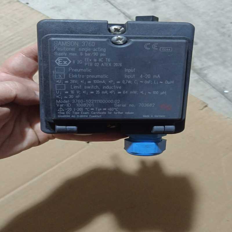 萨姆森SAMSON阀门定位器3760库存余货实物拍摄，目测使【鑫鑫商