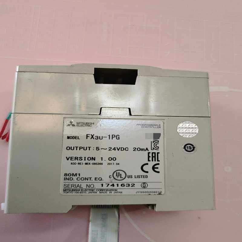 FX3U-1PG 三菱PLC，功能，成色如图！仅此一个！（豆豆设备）