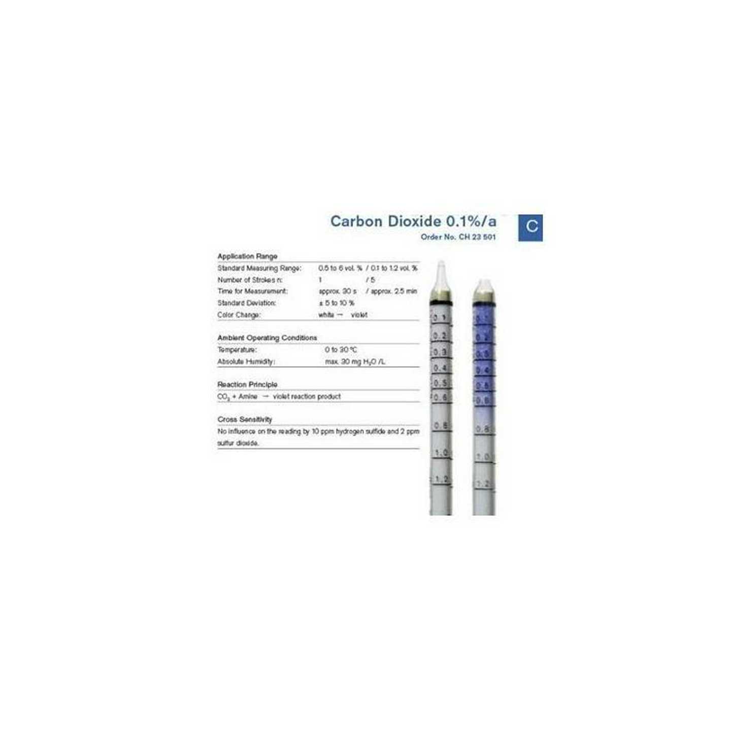 德国德尔格81Z01991硫化氢气体检测管量程0.2-6ppm