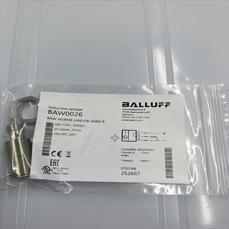 议~巴鲁夫 BAWM18ME-UAE50B-S04G-K B