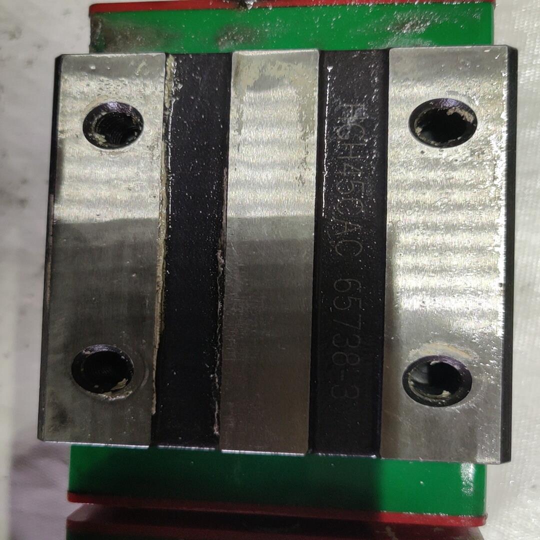 上银HGH45CAC导轨成色靓丽如图每套两个滑块轨道长度80【鑫鑫商