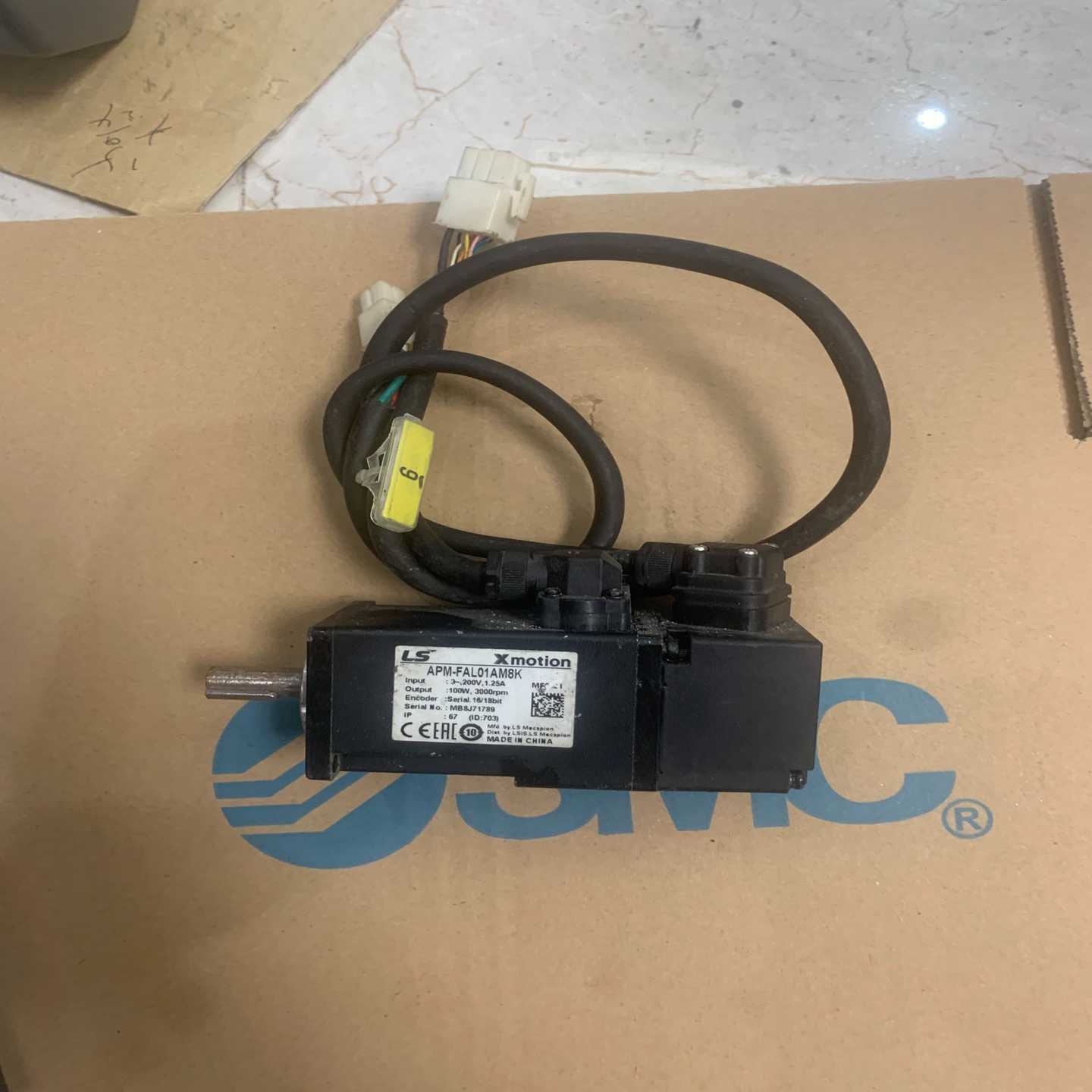 韩国迈克彼恩机器人专用伺服电机APM-FAL01AM8K全议【鑫鑫商