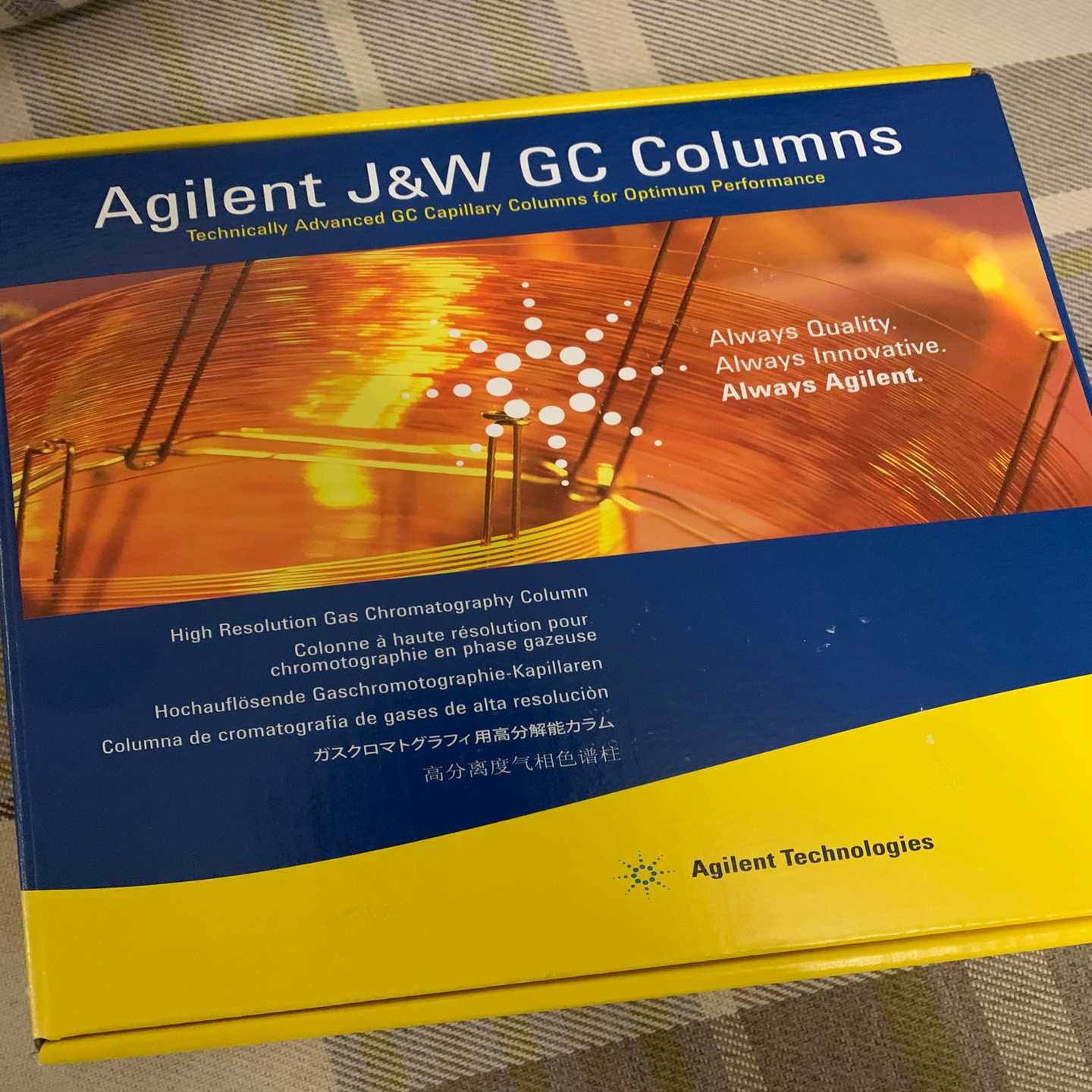 安捷伦色谱柱122-7061，J&W DB-WAX 气相~询价