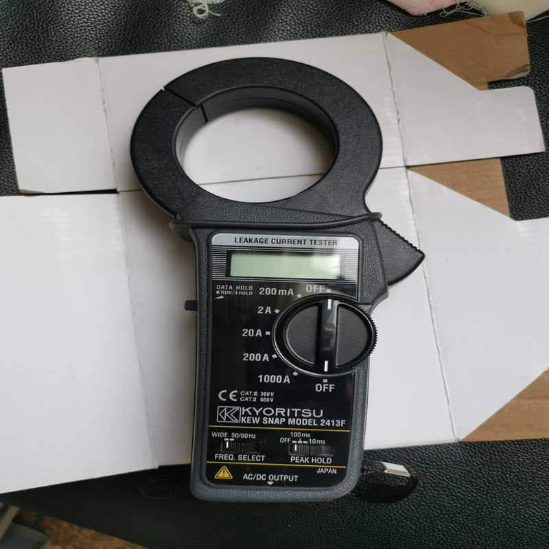 共立KYORITSU克列茨漏电流钳形表2413F钳形漏电流实(豆豆设