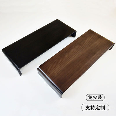 实木护颈电脑显示器增高架台式屏幕垫高桌面置物架底座加高可
