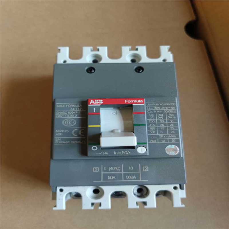 ABB断路器 MCCB A1C125 TMF50/500 F（耶耶电子）