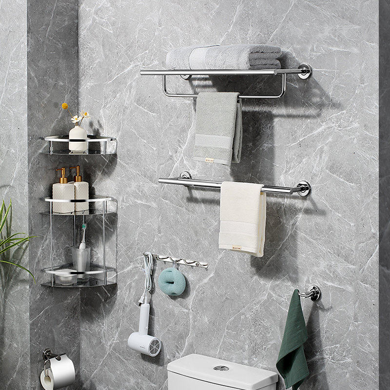 卫浴挂件套装 不锈钢挂件 卫浴五金套件毛巾架 浴巾架 置物架