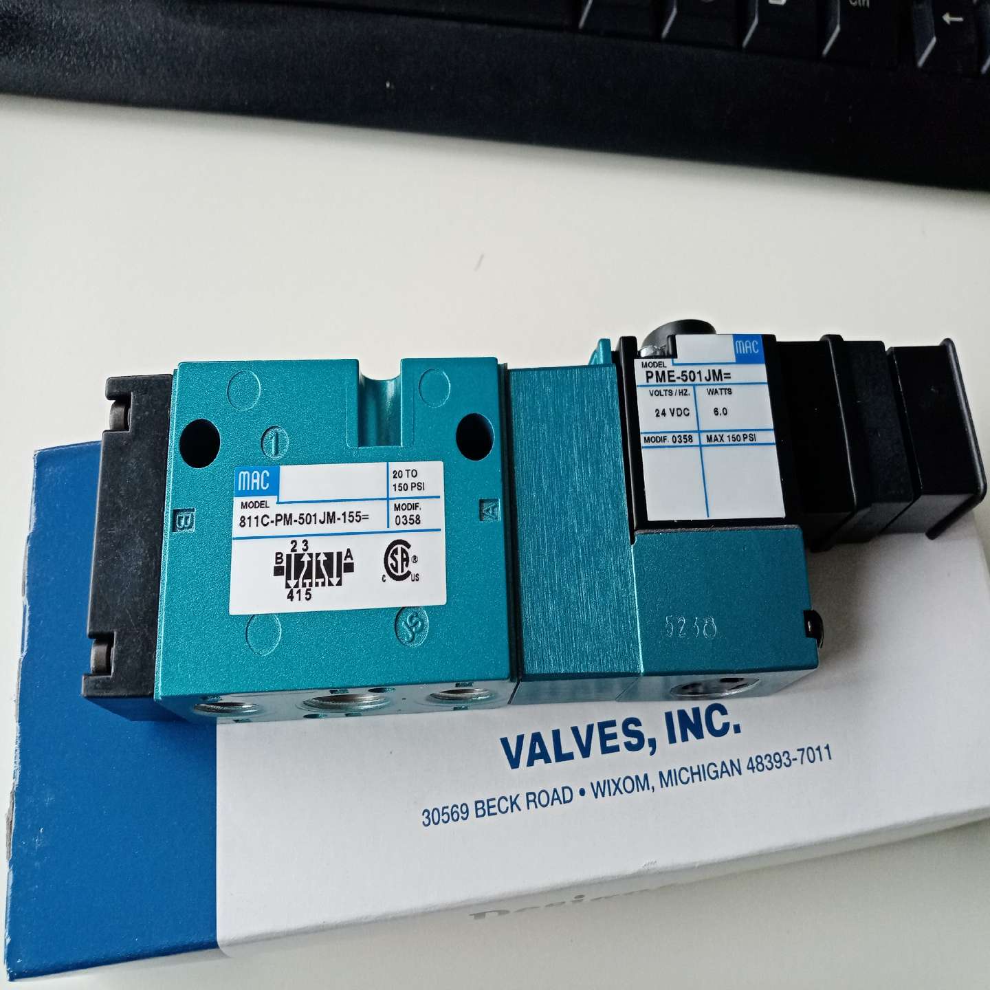 MAC电磁阀811C-PM-501JM-1550358，全询价