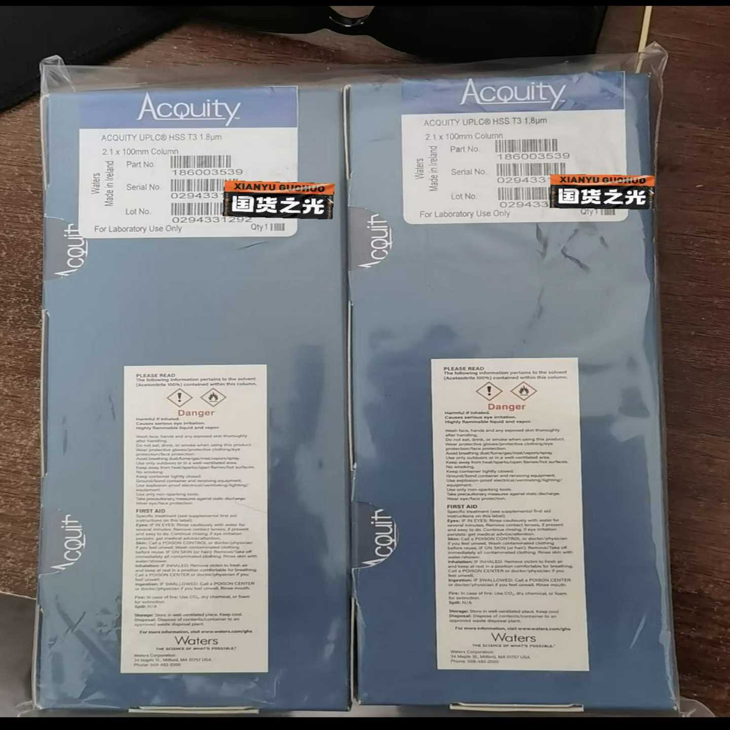 配件全新Waters沃特世色谱柱186003539HSST321*150mm18um议价