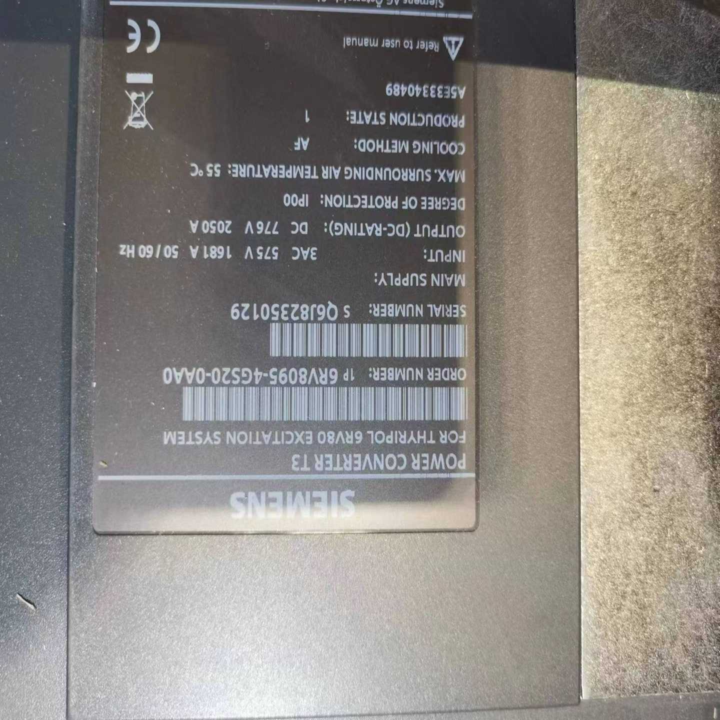 询价拍~直流调速器6RV8095-4GS20-0AA0