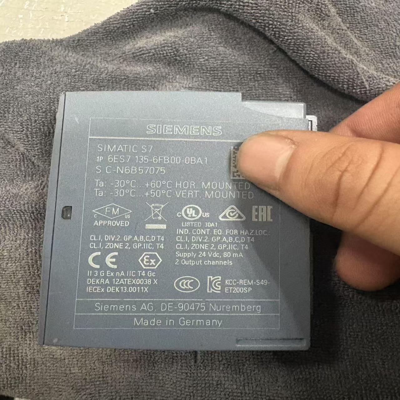 (询价)6ES7 135-6FB00-0BA1plc模块，