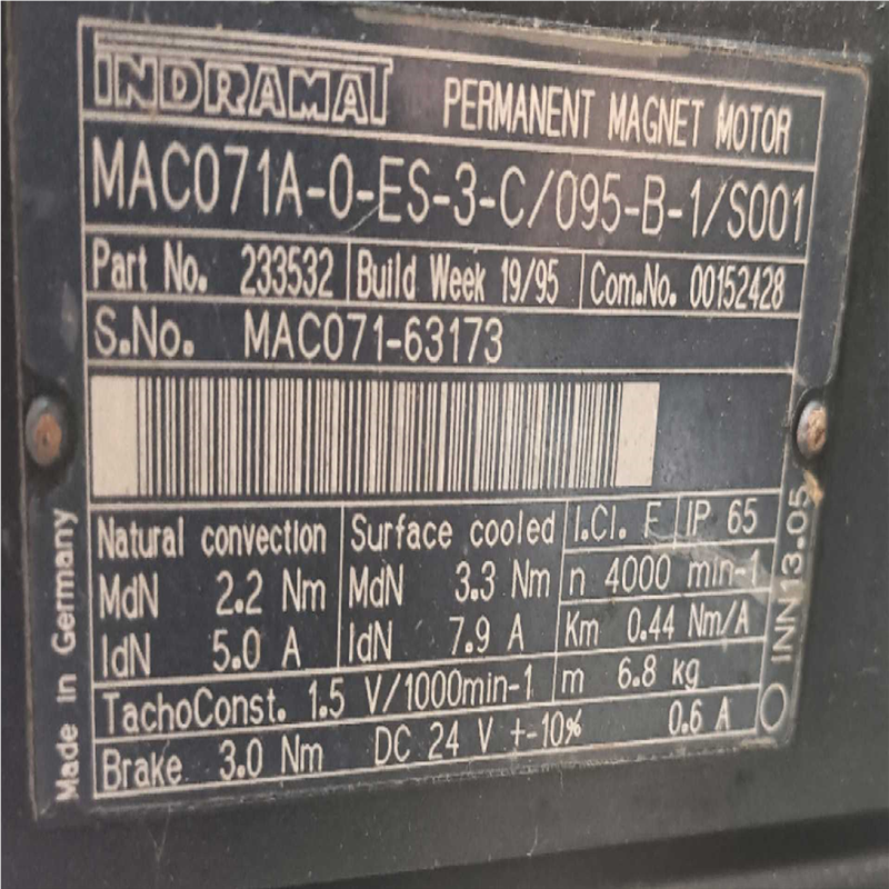 议价MAC071A-0-ES-3-C/095-B-1/S001伺