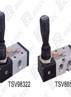 RDPC手板阀TSV86522M二位五通-02M手动阀气动换向阀TSV98322M