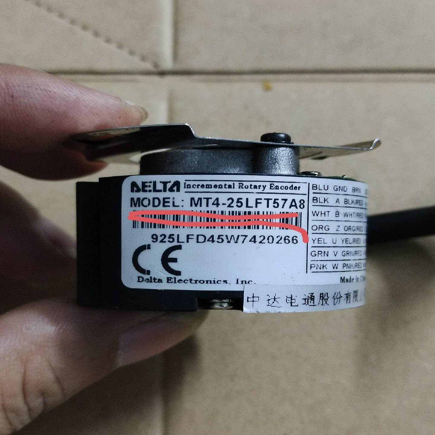 台达MT4-25LFT57A8编码器,成色可以如图所示,功能~询价