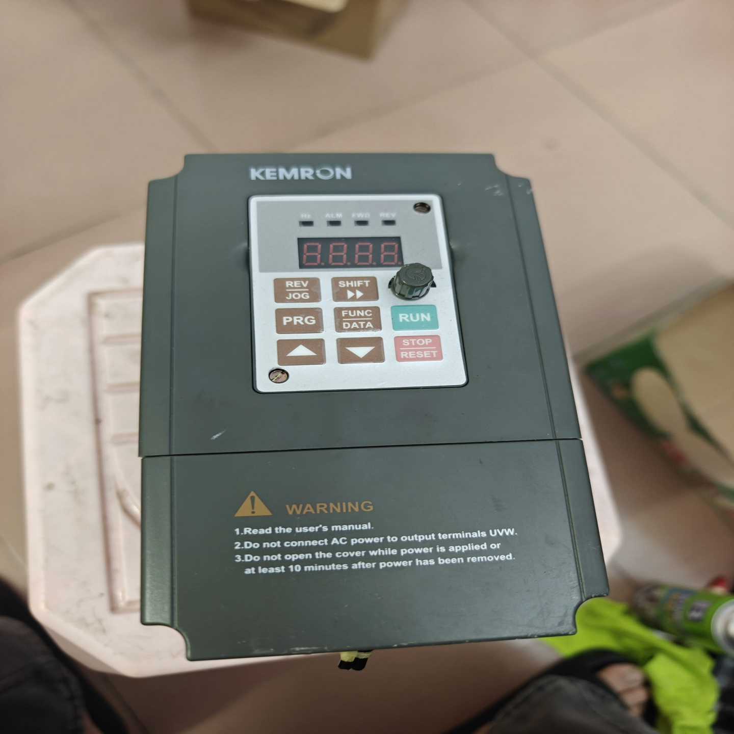 议价科姆龙变频器KV1900-G0015-2S，拆机成色看图，1