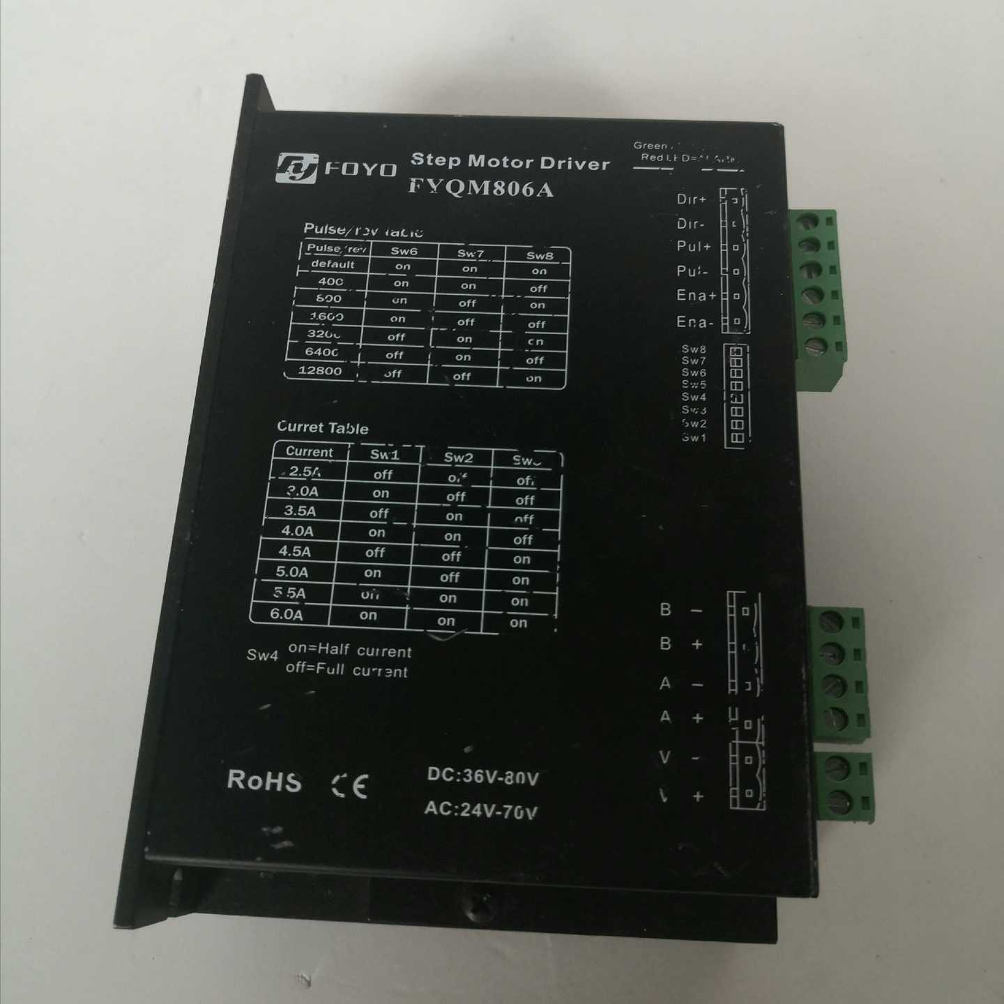 步进电机驱动器FOYO牌的FYQM806A，设备件成色不【卡奥电子】