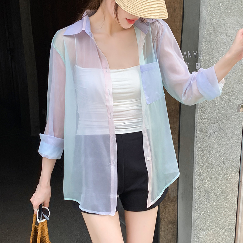 妈妈装薄款防晒衣女款夏季2025新款女士防晒服外套透气夏装防晒衫