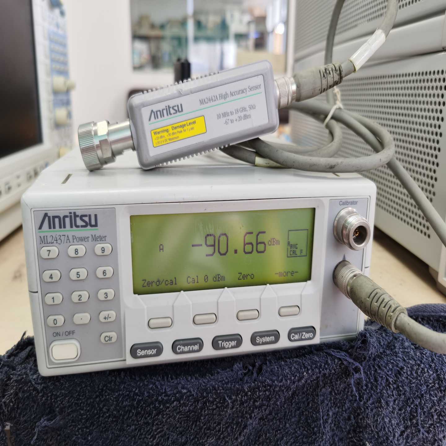 安立ML2437A功率计一套  议价 拍之前请联系（地坛设备）