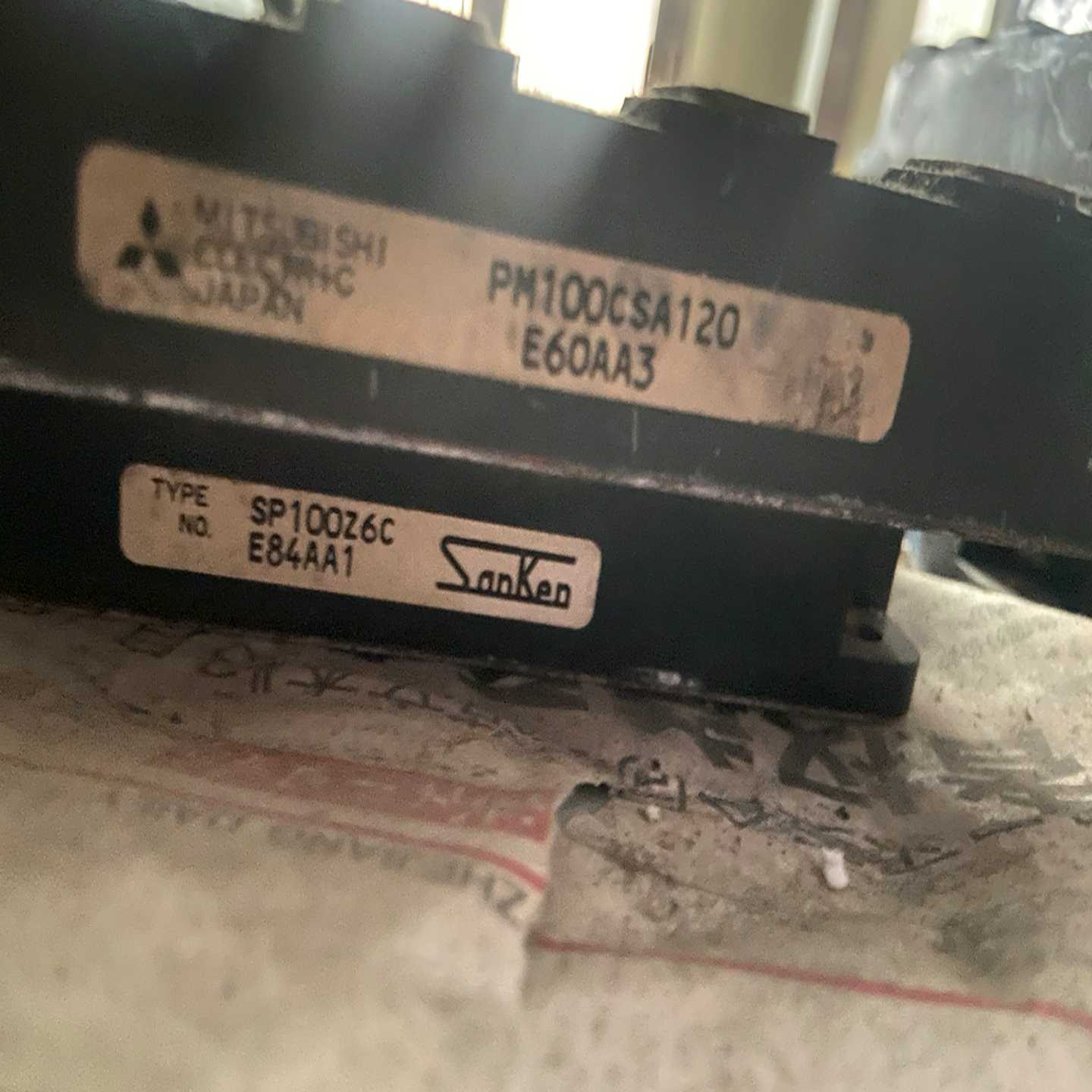 PM100CSA120/SP100Z6C三菱IPM模块10{议价}