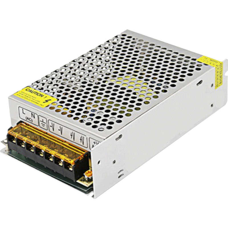 220V转24V75W开关电源12V6.3A75W安防监控led灯带直流电源变