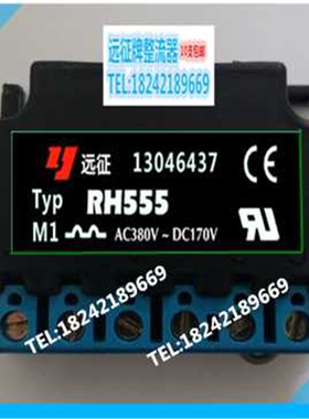 RH555(AC380V/DC170V)电机抱闸刹车整流器铜