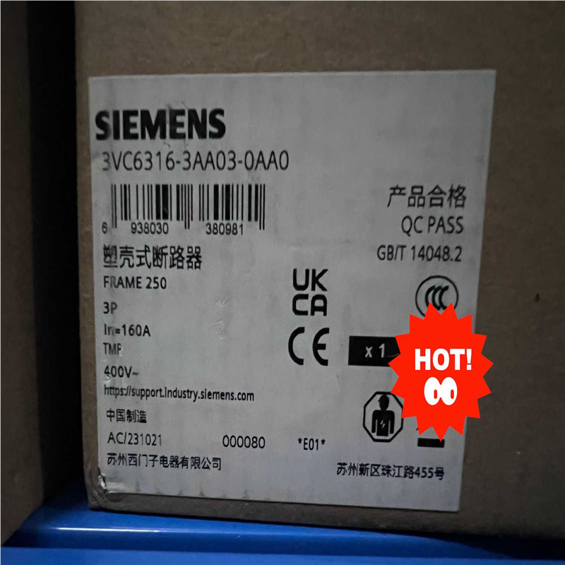 议~3VC6316-3AA03-0AA0塑壳断路器