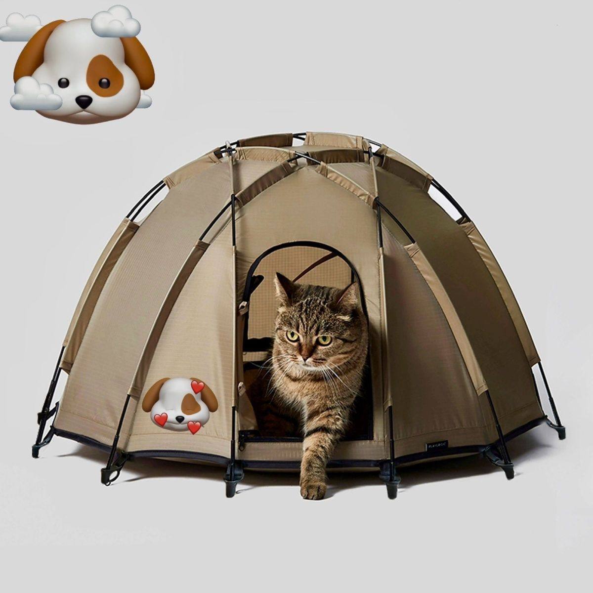 原创猫狗宠物窝宠物帐篷居家户外露营防水便携四季通用猫狗帐篷