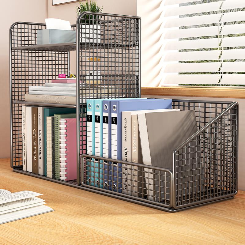 桌面书架书立学生多功能学习书桌整理书本神器学习书桌收纳置