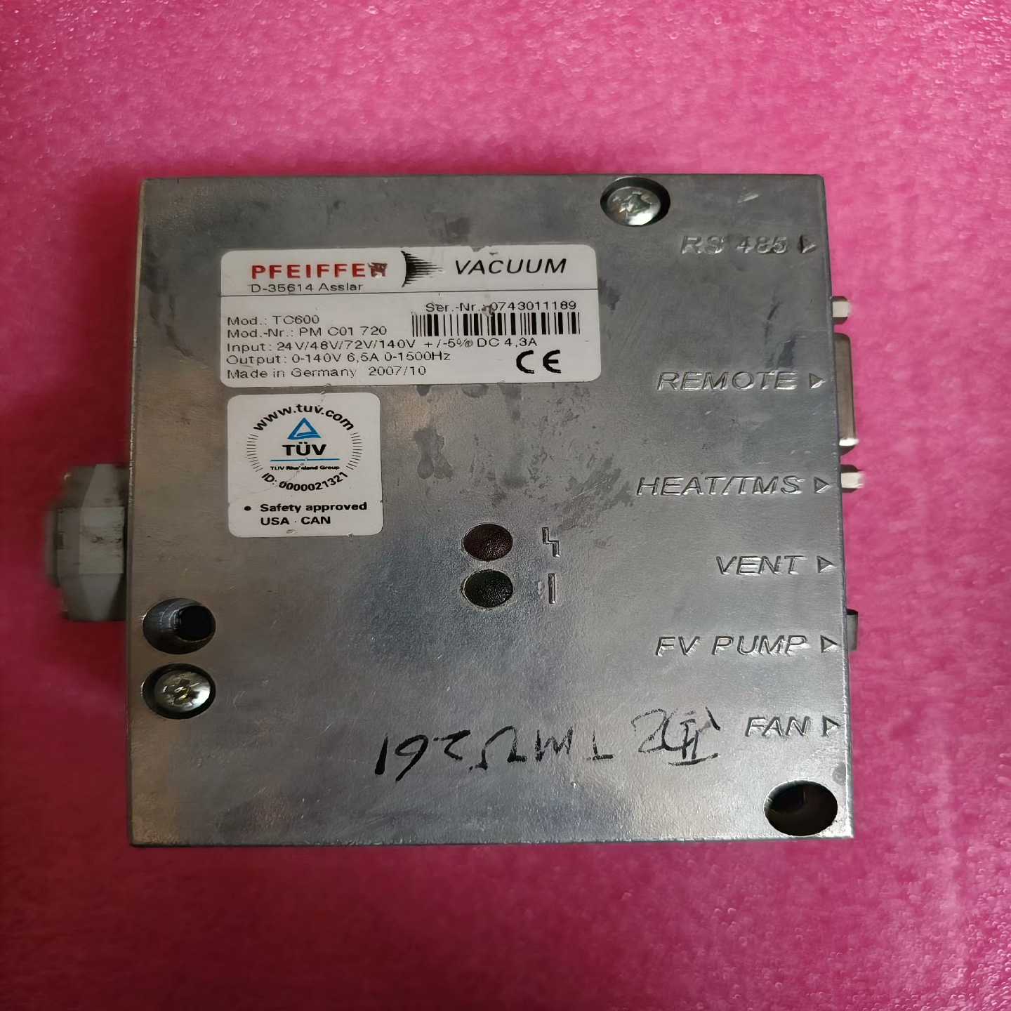 普发分子泵控制器TC600(亚飞商行）