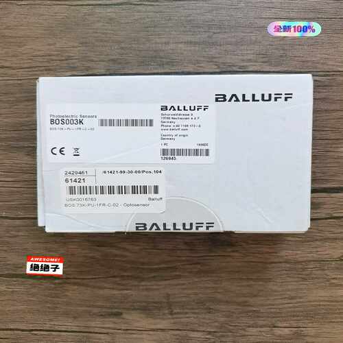 询价~未拆封 巴鲁夫 BOS003K BOS 73K-PU