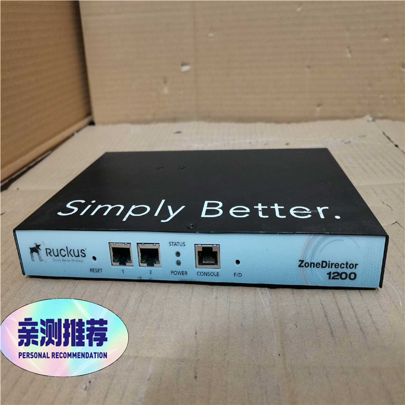 带9授权Ruckus/优科ZD1200控制器。可管理9个AP【鑫鑫商铺】