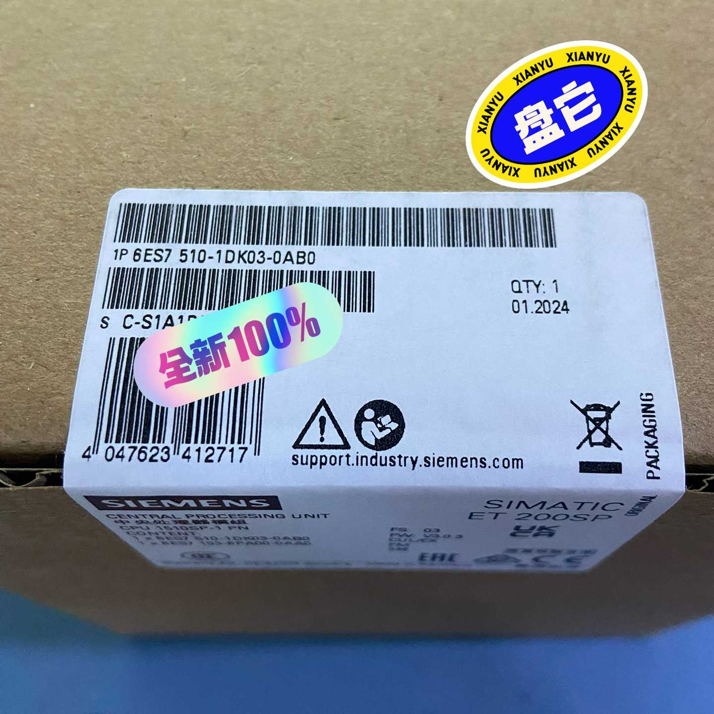 询价~6ES7510-1DK03-0AB0/CPU1510S