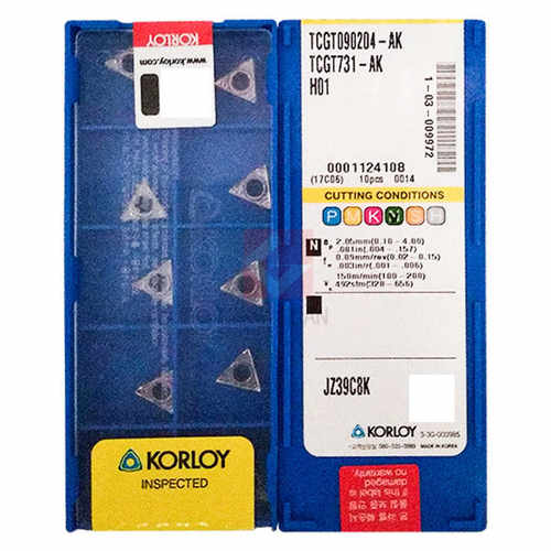 正品 韩国克洛伊 数控刀片 数控刀粒 TCGT090204-AK H01