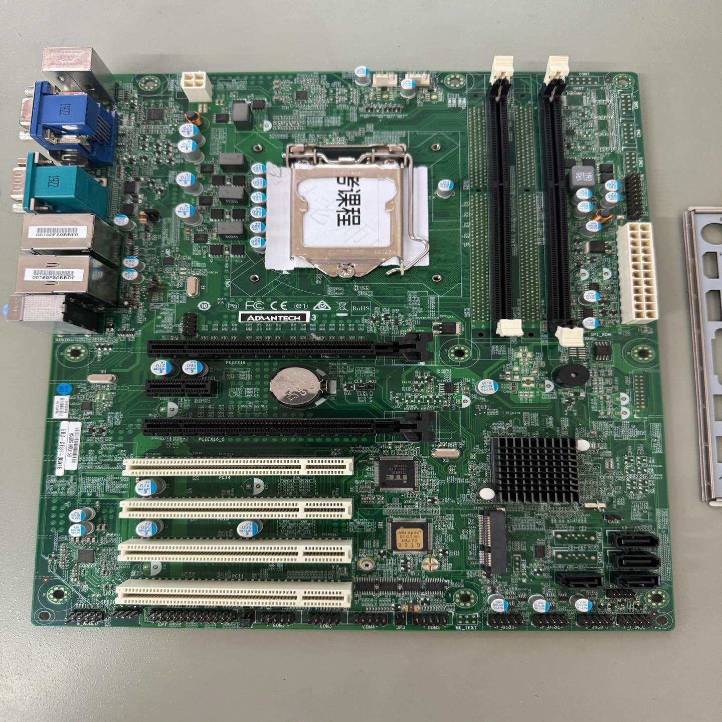 研华工控主板GF81-00A1E双网口实物图--议价商品