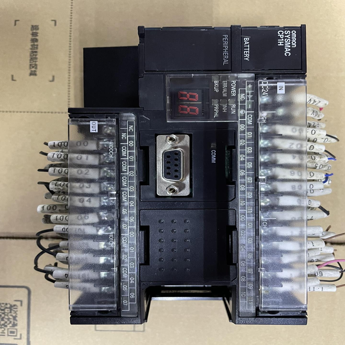 欧姆龙CP1H-X40DT-D，实物拍摄，1.3版本，包好（崽载电子）