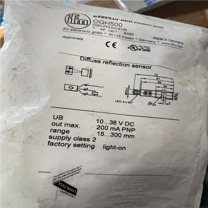 询价~全新ifm易福门传感器OGH500只有一个