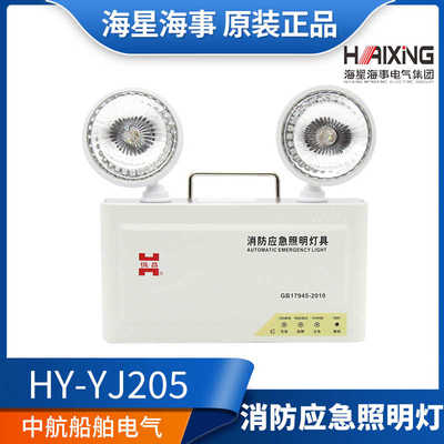 海星船用LED双头灯消防应急灯HY-YJ205/2/3/4/6/7低位照明灯2*1
