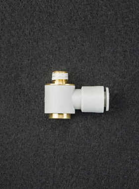 KQ2VS白色接内六角螺纹弯头KQ2VS 4-m5 6-01 8-02 10-03 04 sm