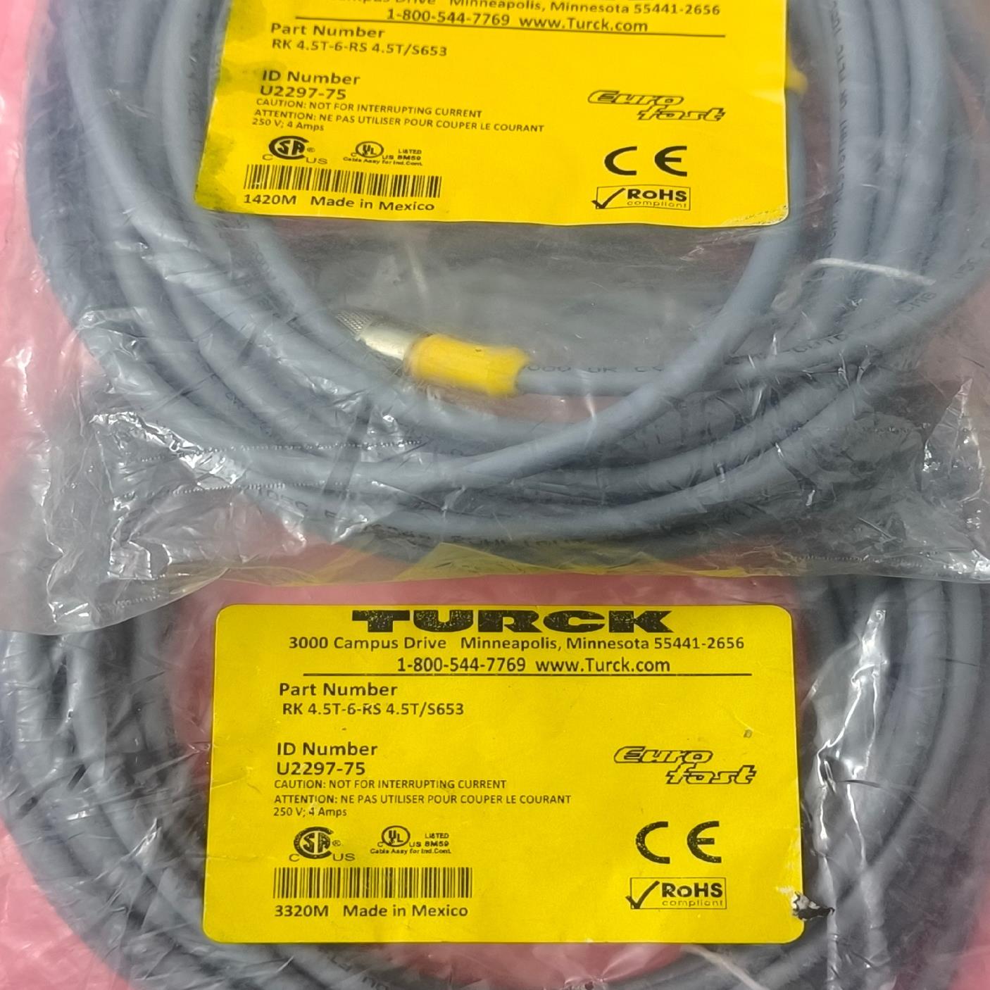 图尔克传感器连接线RK 4.5T-6-RS 4.~询价