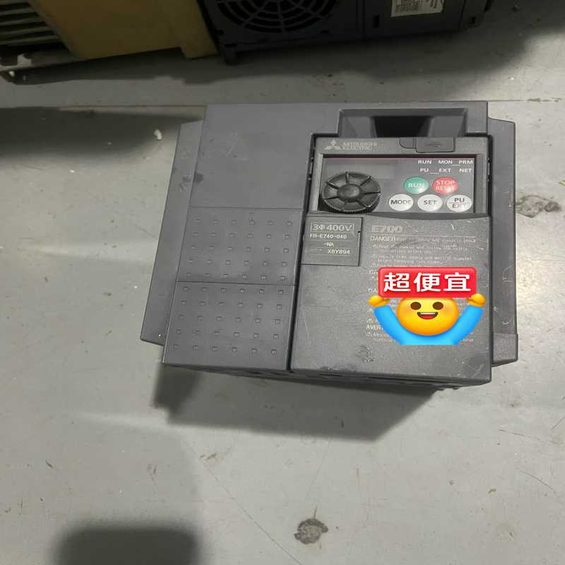 三菱E700变频器FR-E740-040-NA 9成新以上1（基数电子）