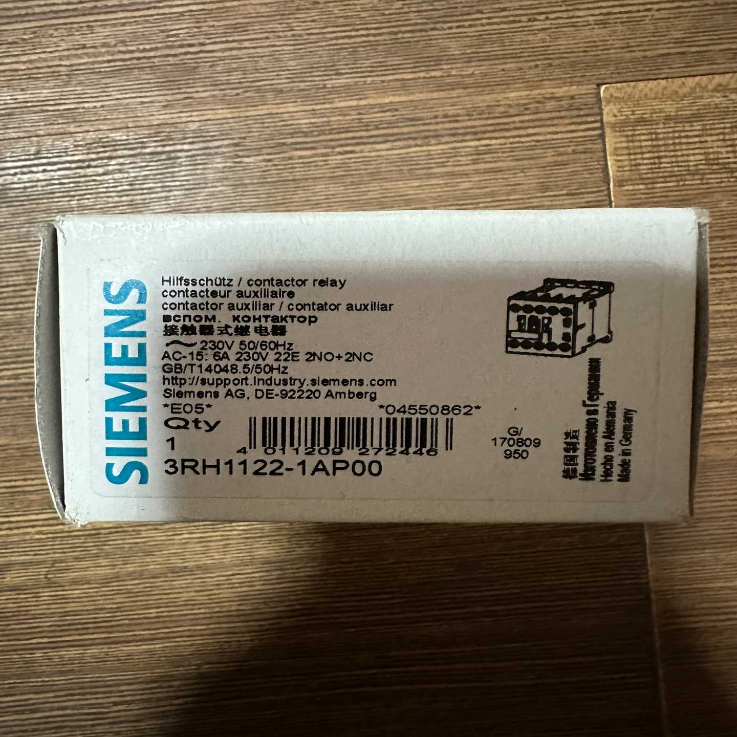 议价全新西门子接触器3RH1122-1AP00适用