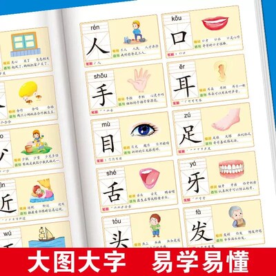 【下单立减50】幼儿认字识字大王3000字幼儿园宝宝早教启蒙书KP