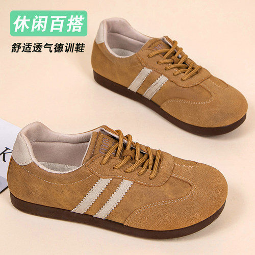 新款德训鞋老北京布鞋一脚蹬单鞋