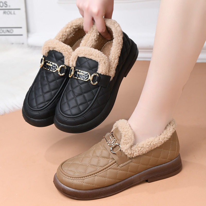 冬季新款保暖靴子老北京布鞋女棉鞋加绒妈妈鞋雪地靴棉靴豆豆鞋子,女鞋,乐福鞋（豆豆鞋）,淘宝优惠券,粉丝福利购,淘宝优惠卷