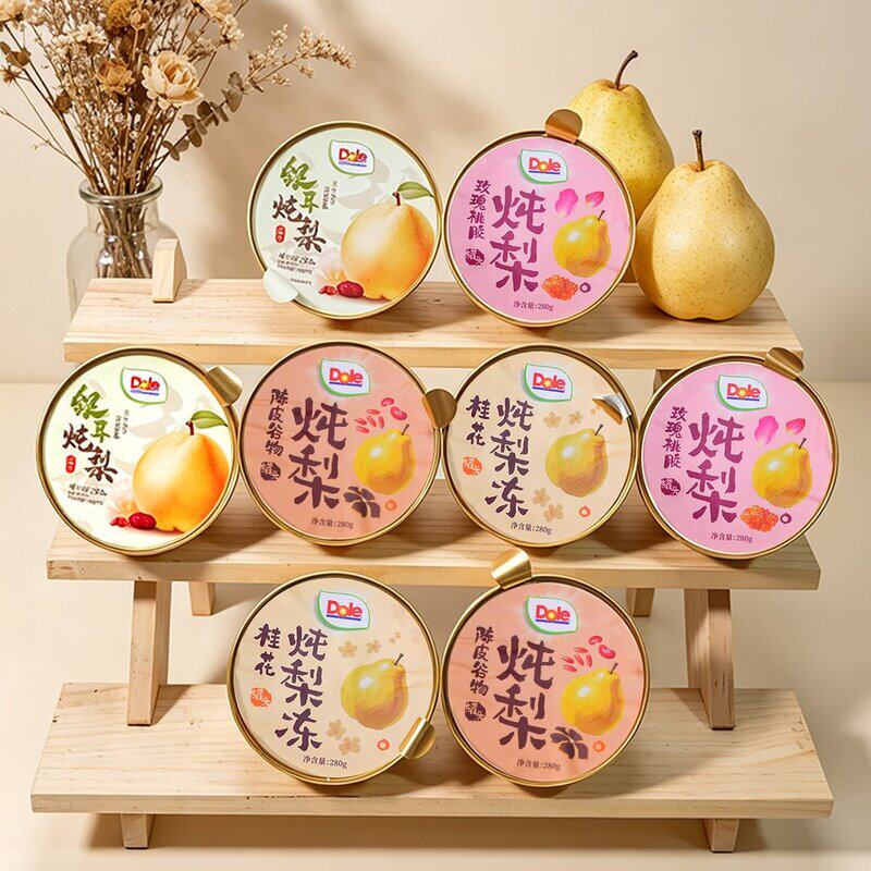 Dole/都乐都乐炖梨罐头280g*8罐多种口味匠心炖制清甜即食