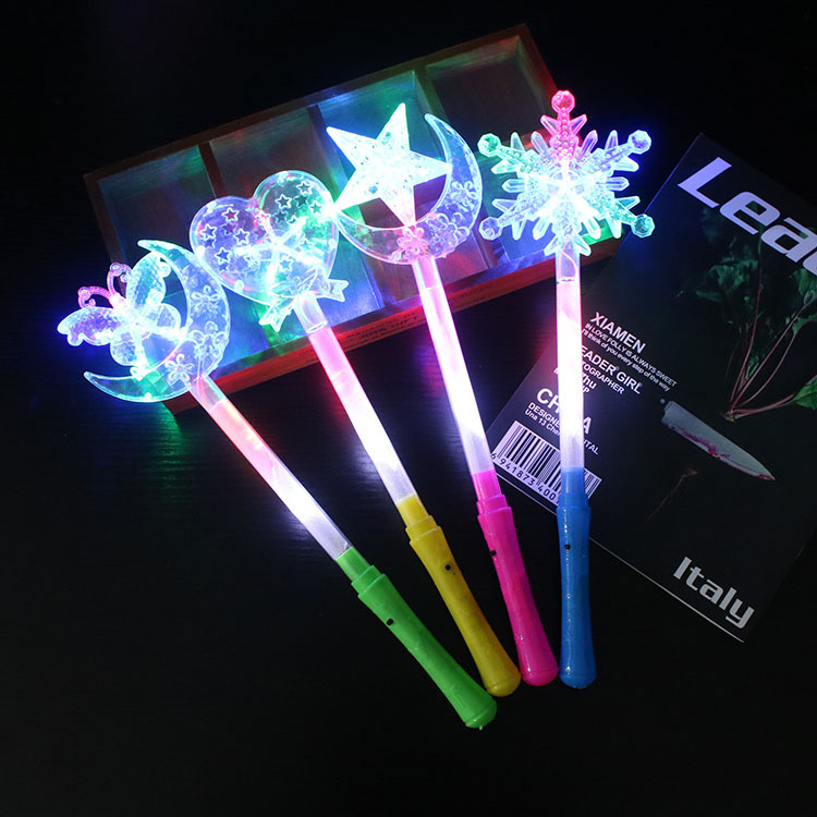 网红仙女发光儿童荧光玩具棒魔法星星棒女孩儿童个性创意公主